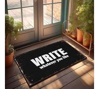 XYBH Fall Welcome Mats Outdoor Write Whatever You Like. Doormat Bedroom Accessories Home Door Mat(65X90CM)
