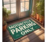 XYBH Farm Bath Mat Motorcycle Parking Only Doormat Restroom Decor Fall Rug(40X60CM)