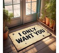 XYBH Farmhouse Bath Mat I Only Want You Doormat Farmhouse Bath Mat(50X80CM)