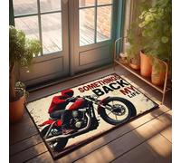 XYBH Front Door Inside Mat Something'S Back In My Life Doormat Indoor Door Mats For Home Men Decor(40X60CM)