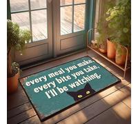 XYBH Front Door Mat Funny Every Meal You Make, Every Bite You Take, I'Ll Be Watching. Doormat Fall Outdoor Rug Kitchen Rug Set(40X60CM)