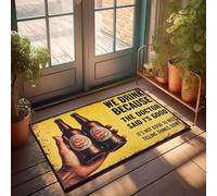 XYBH Front Door Mat Funny We Drink Because The Doctor Said It'S Good. Doormat Fall Outdoor Rug Kitchen Rug Set(50X80CM)