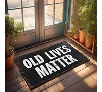XYBH Funny Kitchen Decor Old Lives Matter Doormat Indoor Shoe Mat Front Door Inside Mat(50X80CM)