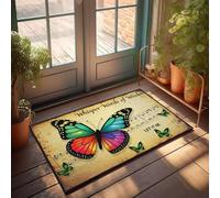 XYBH Funny Kitchen Decor Whisper Words Of Wisdom, Let It Be Doormat Indoor Shoe Mat Front Door Inside Mat(50X80CM)