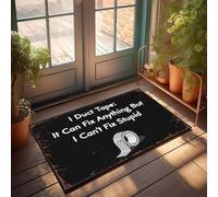 XYBH Garage Accessories For Man Cave Duct Tape Can Fix Anything But Stupidity Doormat Porch Decor Playroom Furniture(50X80CM)