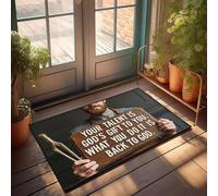 XYBH Garage Accessories For Man Cave Your Talent Is God'S Gift To You. What You Do It Is Back To God. Doormat Porch Decor Playroom Furniture(50X80CM)