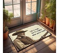 XYBH Home Sweet Home Door Mat Life Is Tough, But It'S Tougher When You'Re Stupid. Doormat Farm Rug Hot Cocoa Bar Decor(40X60CM)