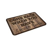 XYBH Inside Door Mats For Front Door Come Back When You Have Tacos And Booze Mat Gifts For Home Decor Cave Man Bar(65X90CM)
