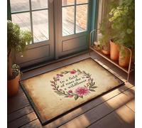 XYBH Large Fall Door Mat In A Field Of Roses She Is A Wildflower. Doormat Bedroom Stuff Out Door Mat Outdoor(40X60CM)
