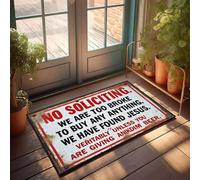 XYBH Mat For Shoes By Door No Soliciting. We Are Too Broke To Buy Anything Doormat Pool Decorations Outdoor Welcome Mat For Classroom(65X90CM)