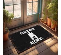XYBH Outdoor Paw Mat Death Row Records Logo Doormat Outdoor Door Mats For Front Door Mens Room Decor(65X90CM)