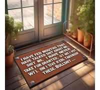 XYBH Personalized Door Mats For Front Door I Have Never Taken Anything For Granted Doormat Playroom Furniture Man Cabe Decor(50X80CM)