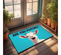 XYBH Plain Welcome Mat Are You Pooting? Doormat Farmhouse Bathroom Mats Bar Decor For Home(65X90CM)