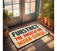 XYBH Porch Rugs Outdoor Furstrct The Angeld On Marn Corse. Doormat Rugs For Kitchen Garage Decor For Men(40X60CM)