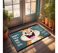 XYBH Spring Door Mats For Outside Entry Don'T Tell Me What To Do. Doormat Mat Shoes Fall Decorations For Home Porch(50X80CM)