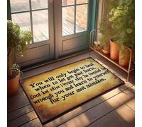 XYBH Stuff For Your Room Heal By Forgiving And Learning. Doormat Welcome Home Mats For Front Door Decore For Room(50X80CM)