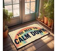 XYBH Stuff For Your Room You Need To Calm Down. Doormat Welcome Home Mats For Front Door Decore For Room(50X80CM)