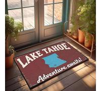 XYBH Things For Boys Room Explore Lake Tahoe - Adventure Awaits! Doormat Doormat Outdoor Entrance Dorm Sweet Dorm Door Mat(50X80CM)