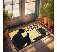 XYBH Things For Boys Room Leave No Evidence: A Detective'S Guide To Crime Scene Cleanup Doormat Doormat Outdoor Entrance Dorm Sweet Dorm Door Mat(50X80CM)