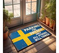 XYBH Things For Boys Room Parking For Sweden Only. All Others Will Towed. Doormat Doormat Outdoor Entrance Dorm Sweet Dorm Door Mat(50X80CM)