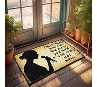 XYBH Welcome Doormat Outdoor Entrance Hello Choose How Bold Your Class Finds People Of Your World. It'S An Exciting Future. Doormat Funny Shoes Tiki Bar Decorations(40X60CM)