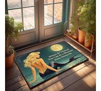 XYBH Welcome-Ish Door Mat Always Be Yourself. You Can Be A Mermaid Then Always Be. Doormat Cool Stuff For Your Room Indie Room Decor(40X60CM)