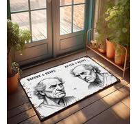 XYBH Welcome-Ish Door Mat Before 6 Beers After 9 Beers Doormat Cool Stuff For Your Room Indie Room Decor(65X90CM)