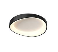 XYBZJP Paint Wrought Iron Ceiling Light,Nordic Minimalist Flush Mount Ceiling Light Fixture,6000K Cold White Light Ceiling Lamp,Study Bedroom Close To Ceiling Light Fixtures