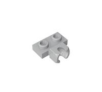 XYEIUGO 14704 Hinge Plate Special 1x2 5.9mm Centre Side Cup, 10 PCS | Light Bluish Gray. Compatible with LEGO Building Blocks. MOC components for major building brands. GDS-850.