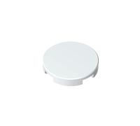 XYEIUGO 14769 Circular Plate Tile Round 2x2 with Bottom Stud Holder, 50 PCS | Milky White. Compatible with LEGO Building Blocks. MOC components for major building brands. Gobricks GDS-611.