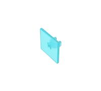 XYEIUGO 2x2 Castle Flag, Trans Light Blue, 10 PCS