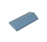 XYEIUGO 3299 33° 2x4 Sloped Roof Tile, Sand Blue, 50 PCS | Compatible with LEGO Building Blocks. MOC components for major building brands. consistent color matching. GDS-979.