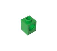 XYEIUGO 6541 Technology Brick Technic Brick 1x1 with Hole, 50 PCS | Bright Green. Compatible with LEGO Building Blocks. MOC components for major building brands. Color consistency. GDS-622.
