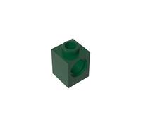 XYEIUGO 6541 Technology Brick Technic Brick 1x1 with Hole, 50 PCS | Dark Green. Compatible with LEGO Building Blocks. MOC components for major building brands. Color consistency. GDS-622.