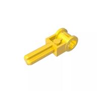 XYEIUGO 6553 Shaft Bolt Connection Technic Axle 1.5, Yellow, 50 PCS | Compatible with LEGO Building Blocks. with Perpendicular Axle Connector. (Technic Pole Reverser Handle). 4210665. GDS-928.