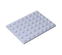 XYEIUGO Compatible with LEGO 3036 Plate 6x8, light blue gray, 10 PCS | MOC components for major building brands. Designed for custom builds, repairs and custom models. GDS-524.