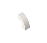 XYEIUGO Compatible with LEGO 5907 Curved Tile 2x1x1x2/3, White, 20 PCS | MOC components for major building brands. Designed for custom builds, repairs and custom models. GDS-90527.
