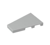 XYEIUGO GDS-M541 Round Plate 2 x 3 Wedge Plate Left 50 Pieces Compatible with Large Brands Classic Solid Toy MOC Colour: Light Grey 194