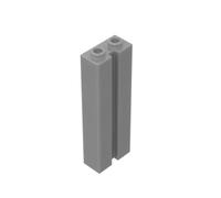 XYEIUGO Gobricks Hinge Brick 1x2x5 Groove Brick 10PCS Compatible with Major Brands GDS-M367 88393 Classic Bulk Toy MOC Color:Flat Silver 315