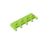 XYEIUGO Gobricks Hinge Plate 1x4 Hinge Plate with 5 Claws on Side 10PCS Compatible with Major Brands GDS-M348 4315 Classic Bulk Toy MOC Color:Lime 042