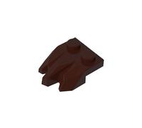 XYEIUGO Ornaments 2x2 Three-Fingered Rock Shaped Panel 20PCS GDS-M449 27261 Classic Bulk Toy MOC Color:Dark Brown