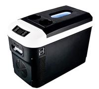 XYEJL 12L/15L/20L/25L/35L Electric Cool Box for Car, Mini Car Refrigerator Cooler, Truck 24V/12V/220V Portable Fridge, Long Distance Driving Journeys And Camping,15L