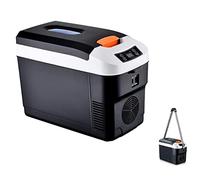 XYEJL 12L/15L/20L/25L/35L Electric Cool Box for Car, Mini Car Refrigerator Cooler, Truck 24V/12V/220V Portable Fridge, Long Distance Driving Journeys And Camping,35L