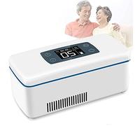 XYEJL Portable Insulin Cooler Box USB Mini Drug Constant Temperature Refrigerator, Long Working Time for 12 Hours,for Driving Travel Fishing Outdoor and Home Use,Batteryworking12-16hours