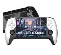 XYELLOWICON Retro Handheld Game Console, Built-in 22,000 Classic Games with 5" IPS Screen, Retro Game Stick, Dual 3D Joysticks, 8-Hour Battery - Portable Multimedia Gaming System