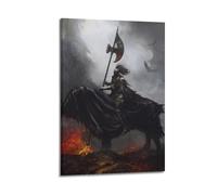 XYEMLZCC Death Dealer Poster Poster Decorative Painting Canvas Wall Posters And Art Picture Print Modern Family Bedroom Decor Posters 20x30inch(50x75cm)