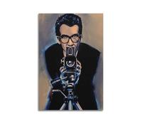 XYEMLZCC Elvis Costello Poster Poster Decorative Painting Canvas Wall Posters And Art Picture Print Modern Family Bedroom Decor Posters 20x30inch(50x75cm)