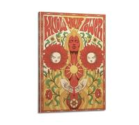 XYEMLZCC Feminism Women Power Hippie Poster Poster Decorative Painting Canvas Wall Posters And Art Picture Print Modern Family Bedroom Decor Posters 16x24inch(40x60cm)