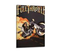 XYEMLZCC Full Throttle Poster1 Poster Decorative Painting Canvas Wall Posters And Art Picture Print Modern Family Bedroom Decor Posters 08x12inch(20x30cm)