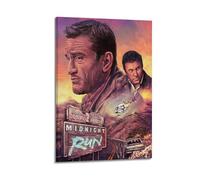 XYEMLZCC Midnight Run Movie Art Poster Poster Decorative Painting Canvas Wall Posters And Art Picture Print Modern Family Bedroom Decor Posters 24x36inch(60x90cm)